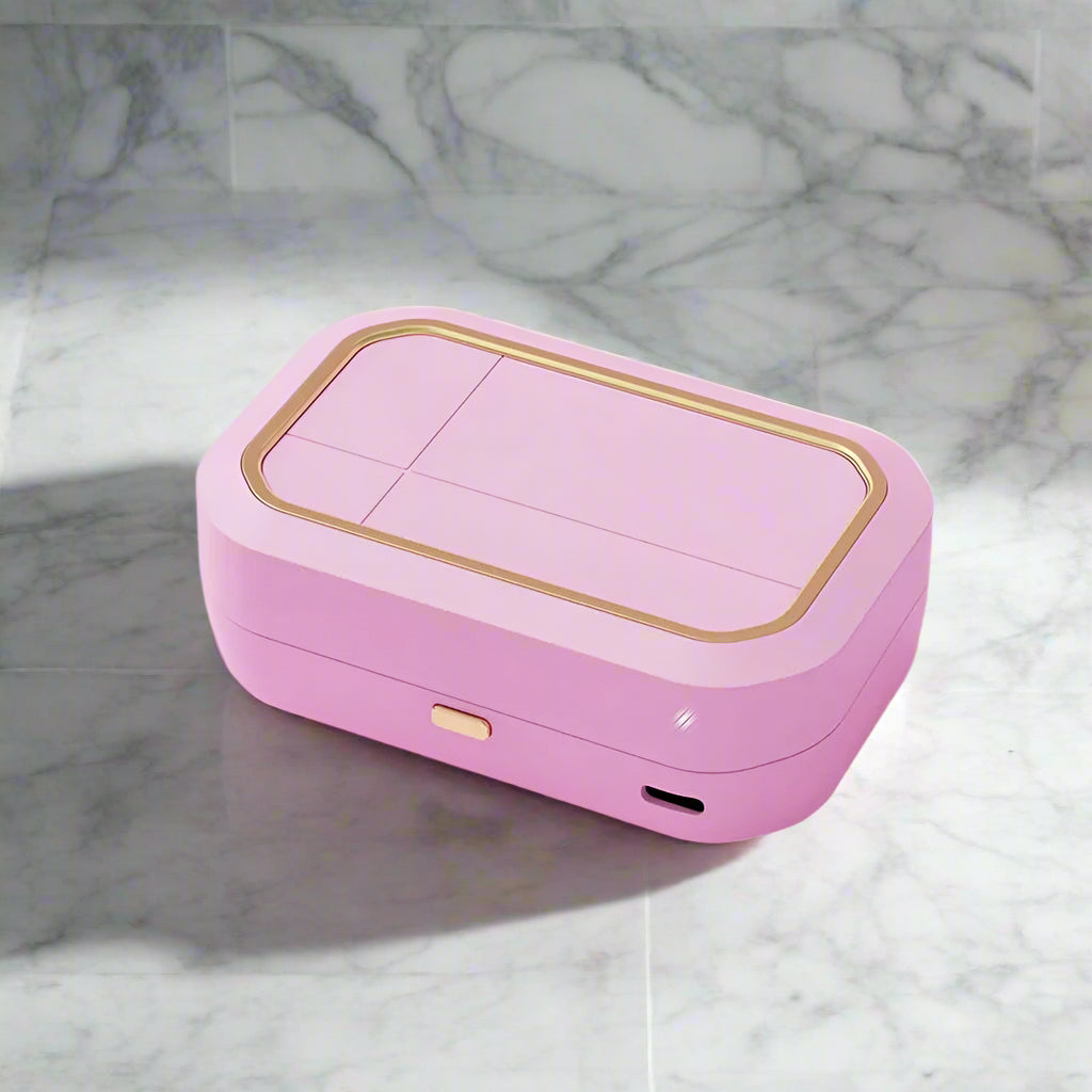 Portable Ultrasonic Contact Lens Cleansing Case
